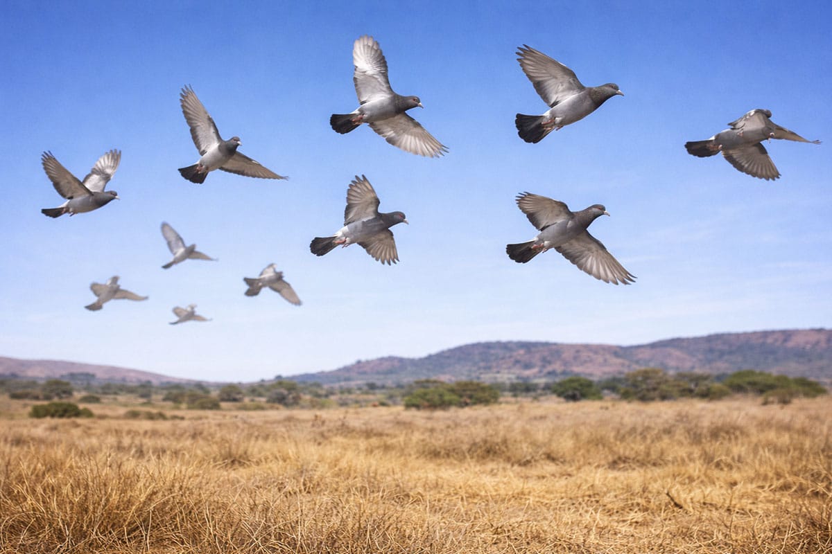 Hunting in South Africa 6 pigeon and wing shooting